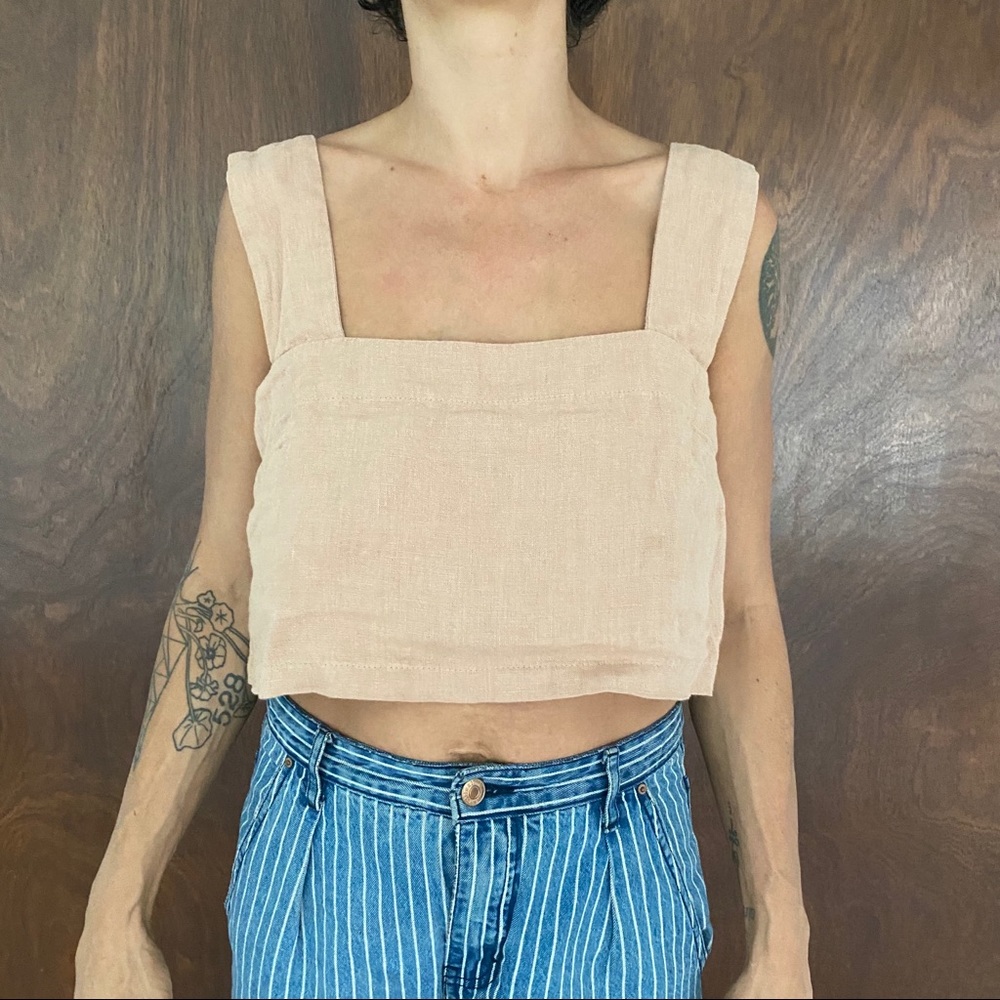 OEKO TEX certified linen top